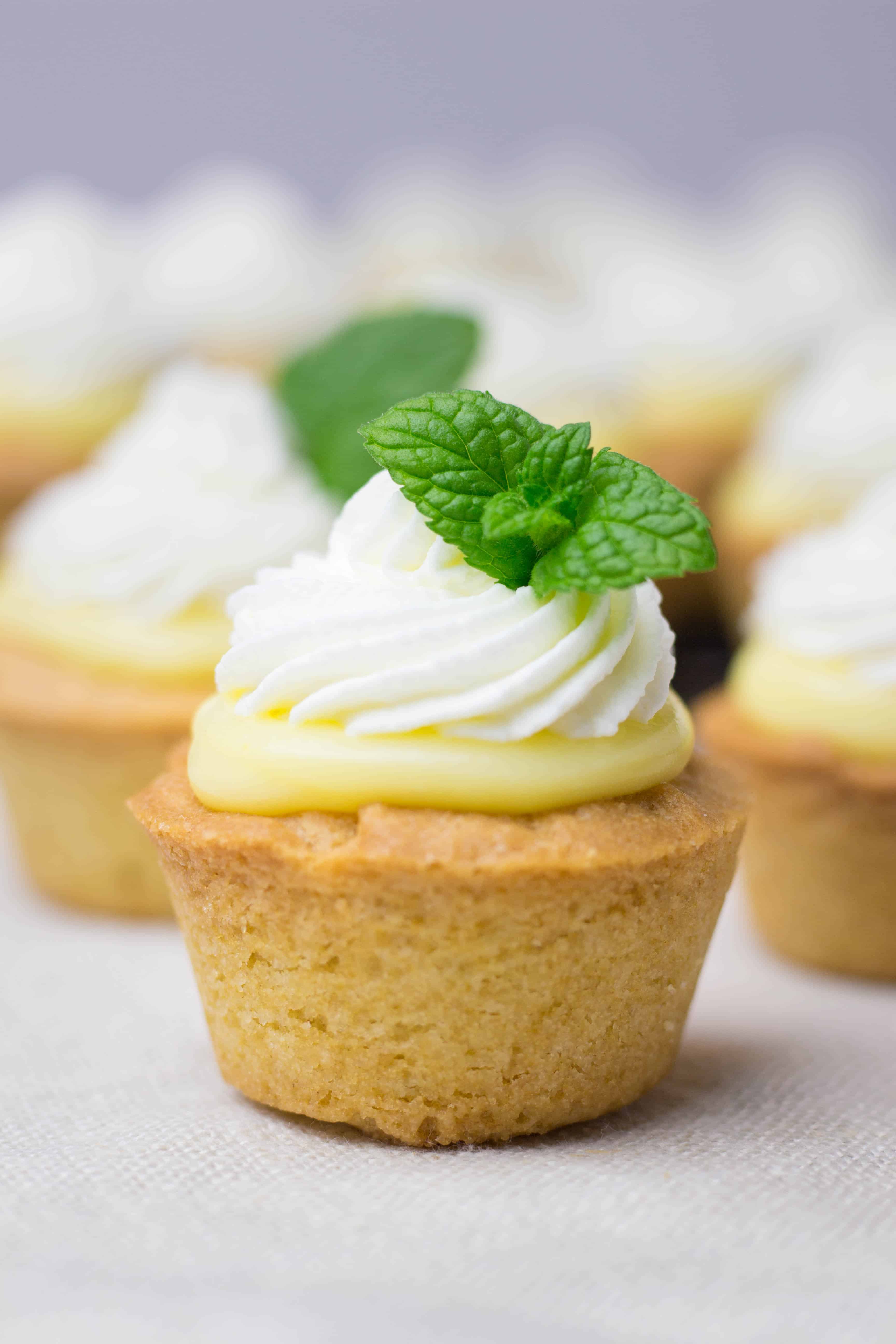Cookie Cups with Lemon Curd