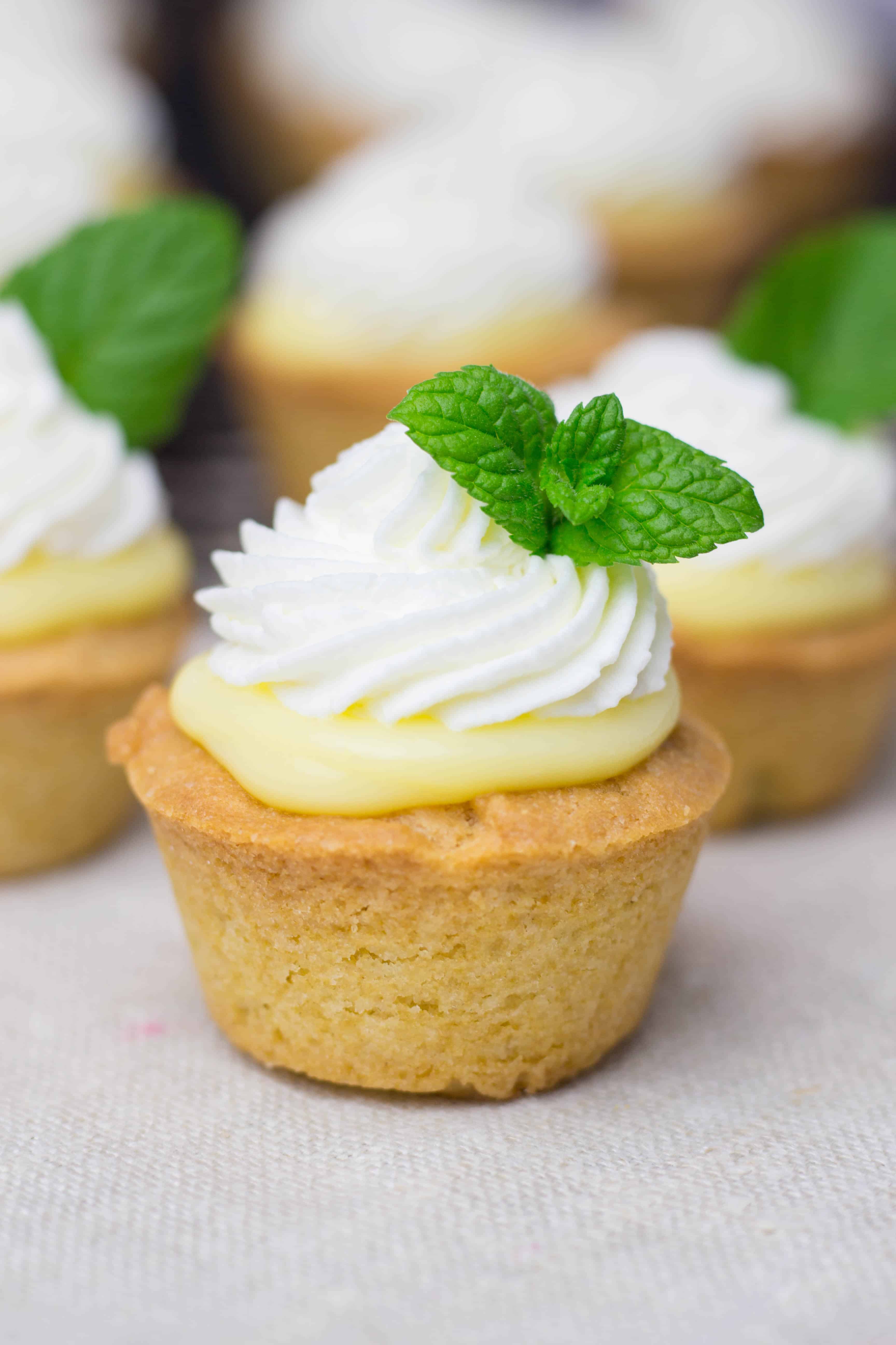 Cookie Cups with Lemon Curd