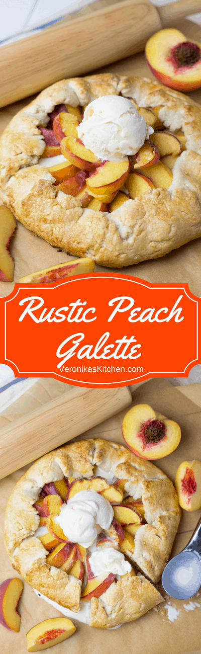 Rustic Peach Galette