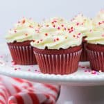 Red Velvet Cupcakes with cream cheese frosting is a perfect St. Valentine’s Day recipe to surprise your loved ones. These easy to make from scratch cupcakes will become your favorite!