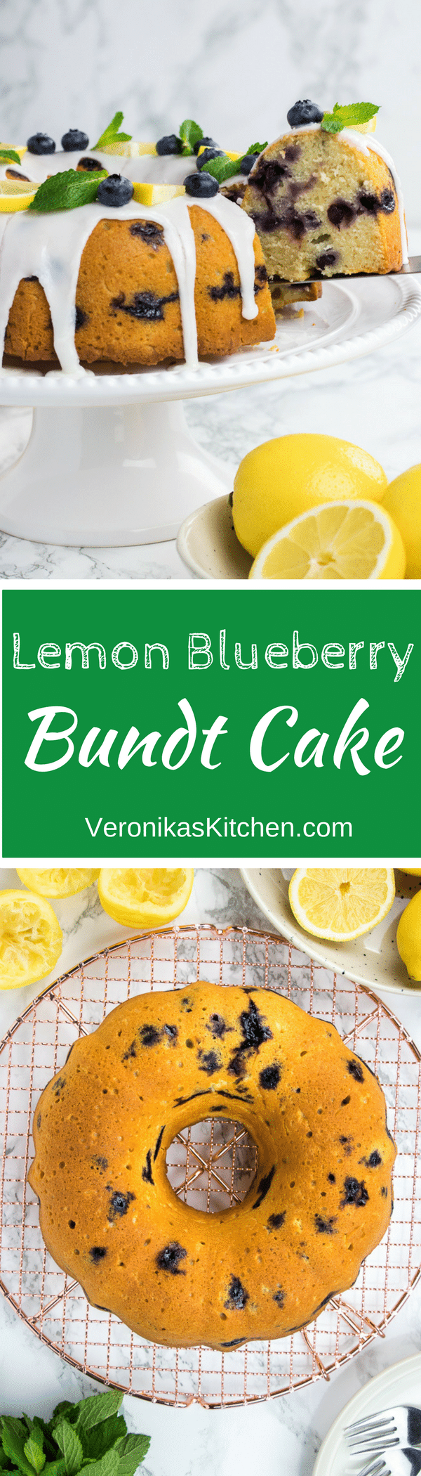 Lemon Blueberry Bundt Cake is a great summer dessert idea that is easy to make from scratch. 