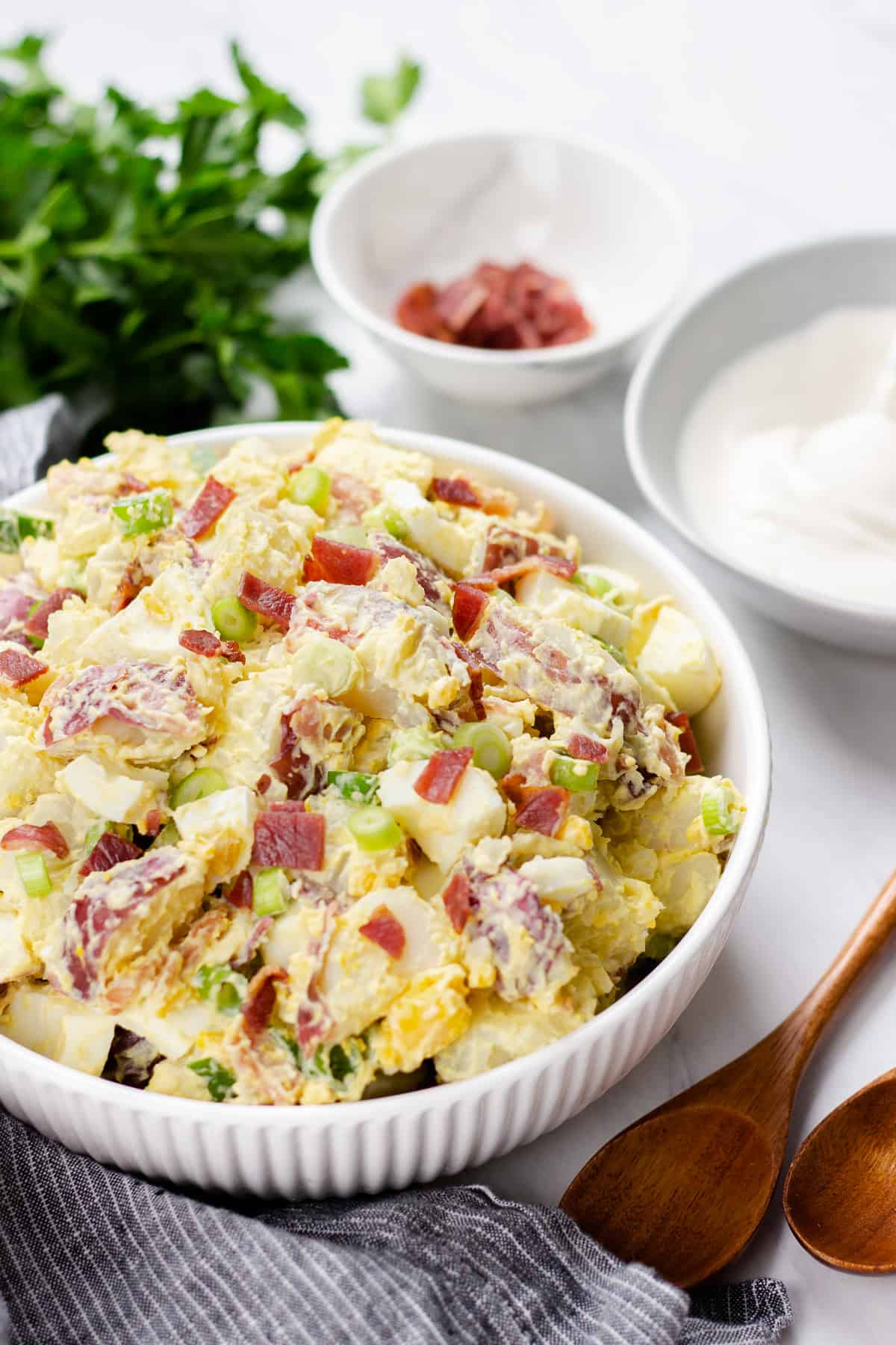 Potato Salad With Bacon And Egg Veronika S Kitchen