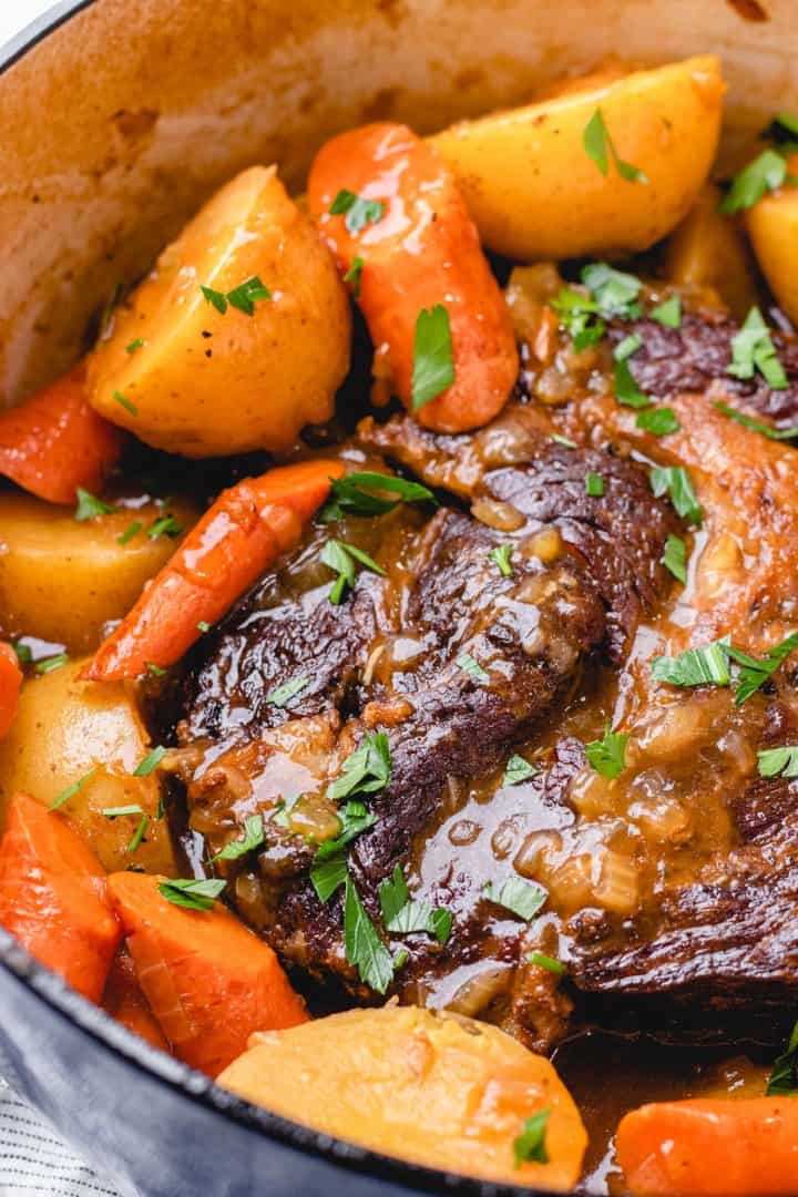 Dutch Oven Pot Roast - Veronika's Kitchen