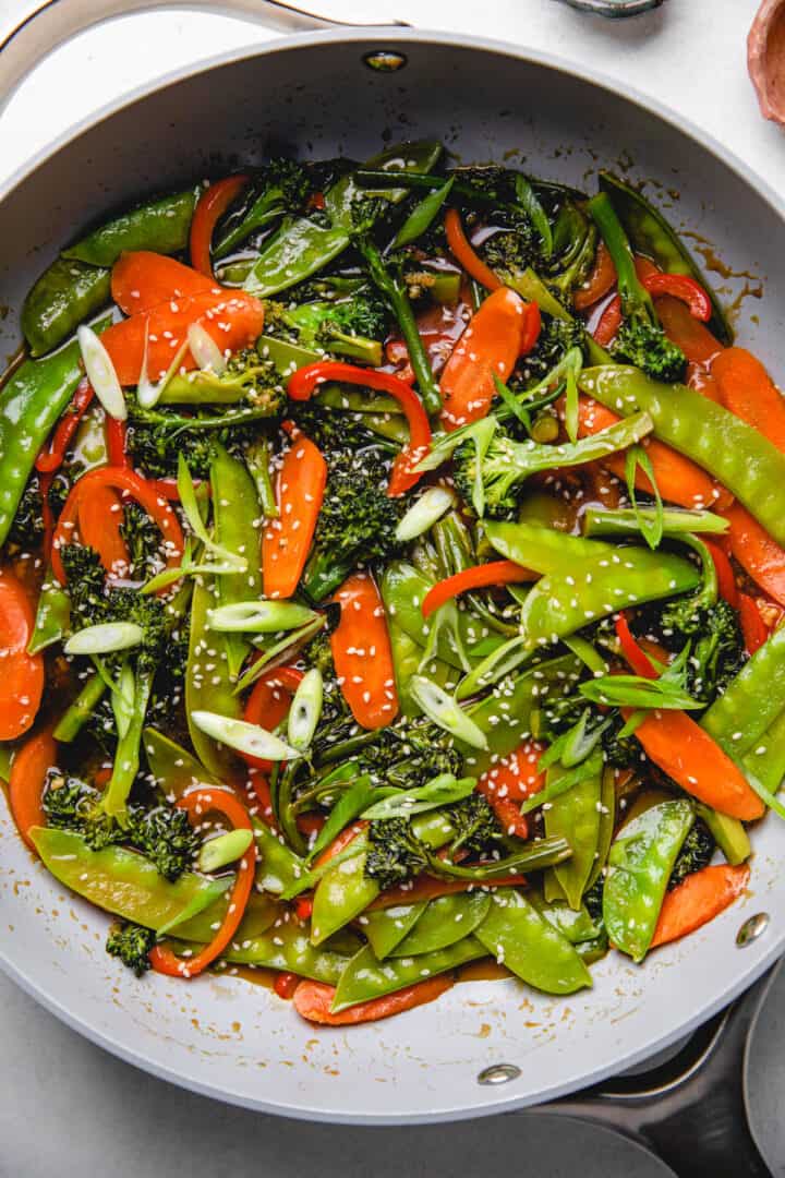 Vegetables Teriyaki Stir Fry - Veronika's Kitchen