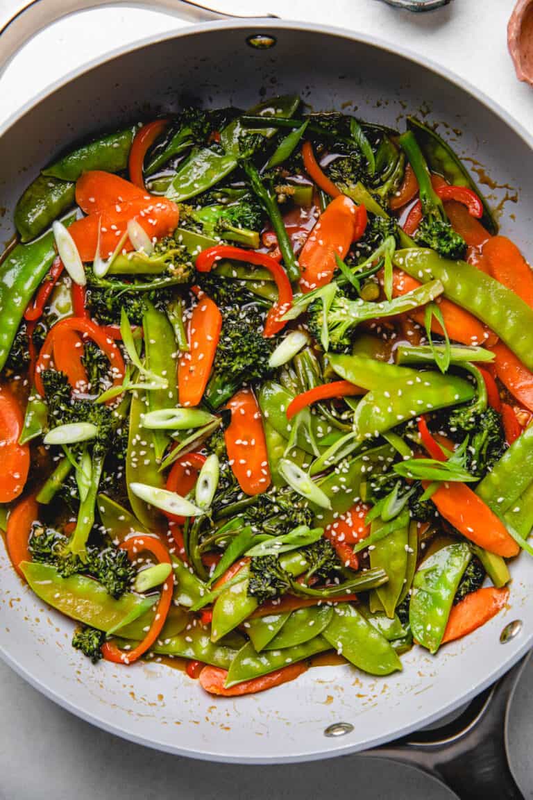 Vegetables Teriyaki Stir Fry - Veronika's Kitchen