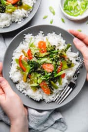 Vegetables Teriyaki Stir Fry - Veronika's Kitchen